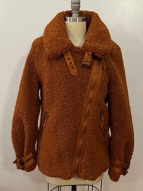 Anthropologie x Marrakech Sherpa Biker Jacket